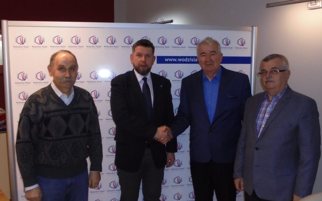 Spotkanie Zarządu ROD „Gajówka” w Wodzisławiu Śląskim z Prezydentem Miasta