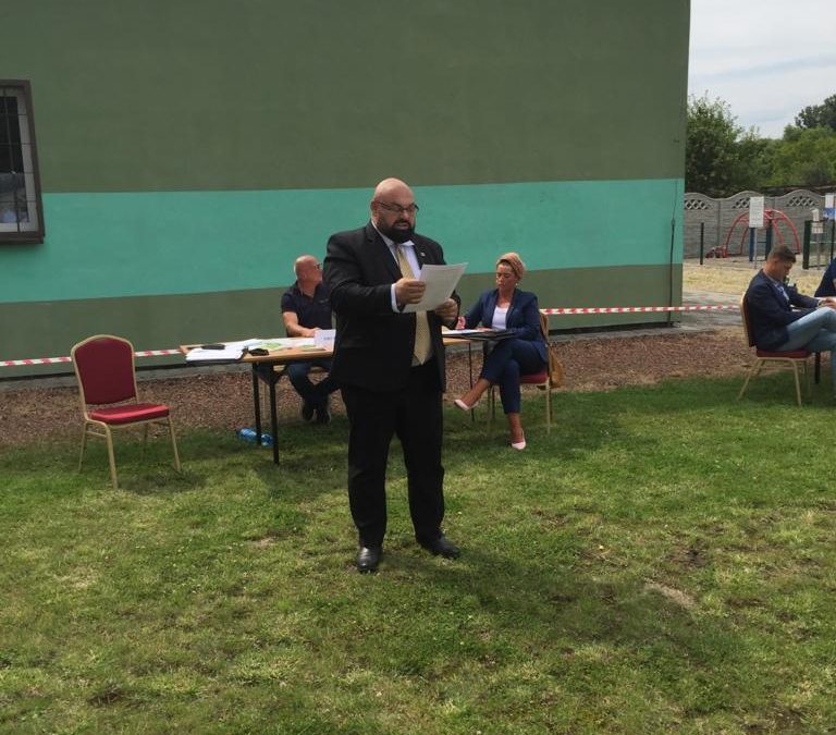 Walne Zebranie Sprawozdawcze – podczas obowiązujących obostrzeń w ROD „Wiśnia” w Zabrzu