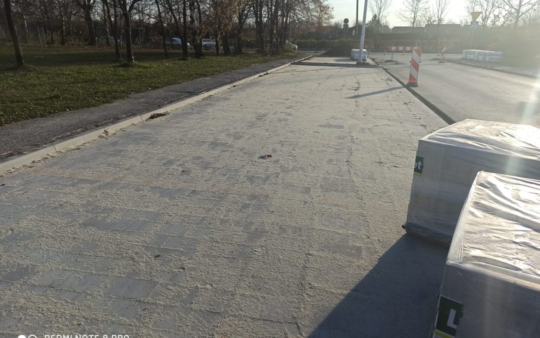 Miejsca postojowe przy Rodzinnych Ogrodach Działkowych w Żorach