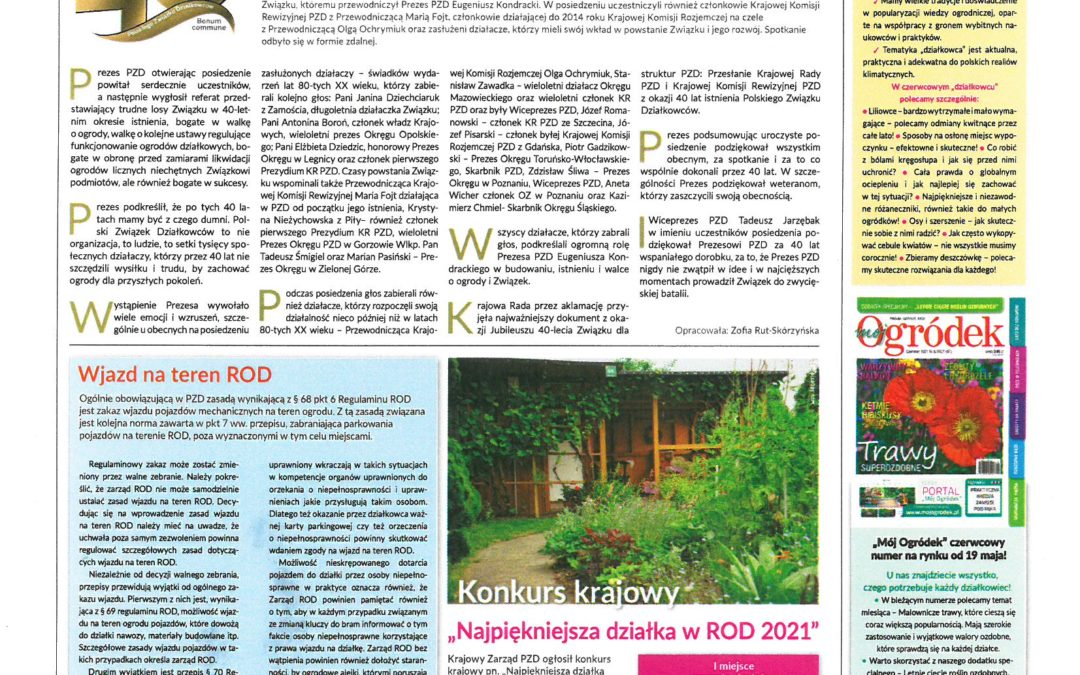 Informator działkowca czerwiec 2021