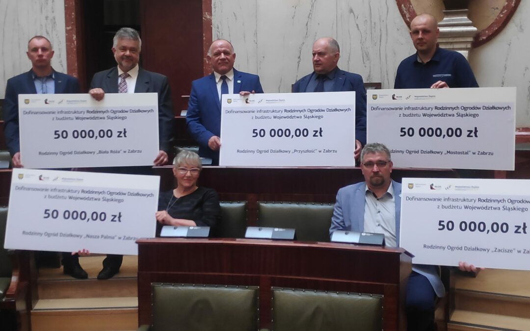 Dofinansowane ROD w Zabrza z Urzędu Marszałkowskiego
