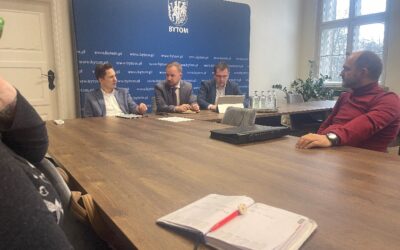 SPOTKANIE DZIAŁKOWCÓW Z DELEGATURY REJONOWEJ PZD W BYTOMIU W URZĘDZIE MIASTA