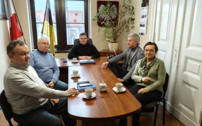Spotkanie przedstawicieli Delegatury w sprawie wspieranie ogrodów działkowych z Tarnowskich Gór