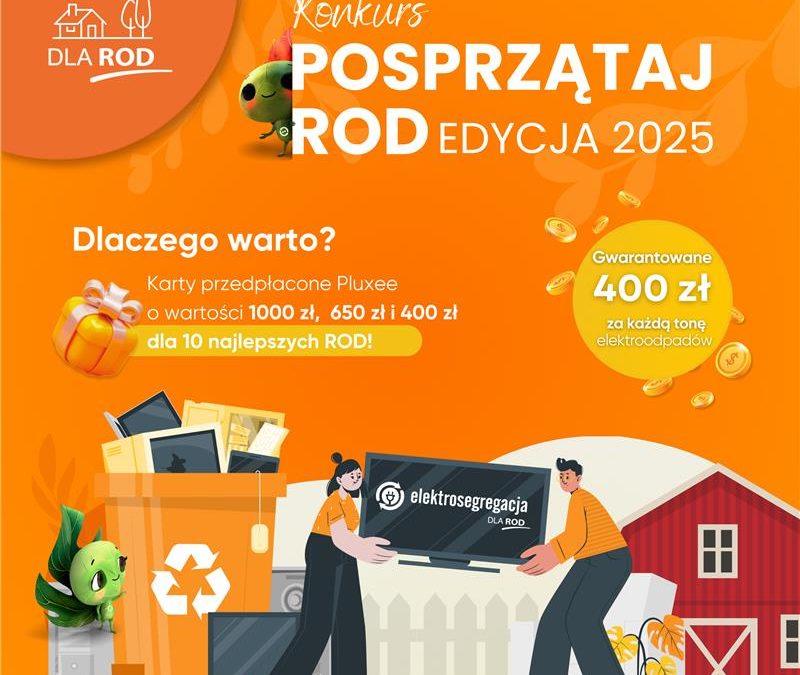 Konkurs Posprzątaj ROD 2025