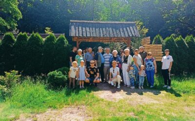 Działkowcy z Bytomia w Arboretum w Raciborzu