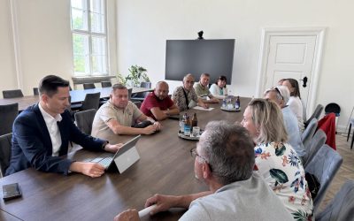 Działkowcy z Bytomia na spotkaniu w Urzędzie Miasta