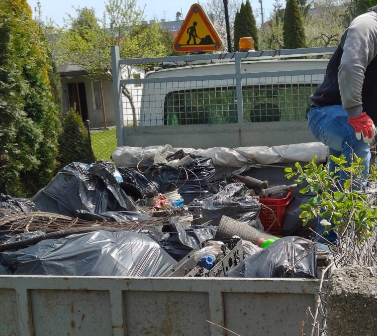 Akcja „Czyste stawy” z okazji Dnia Ziemi – ROD Kaprys w Zabrzu.