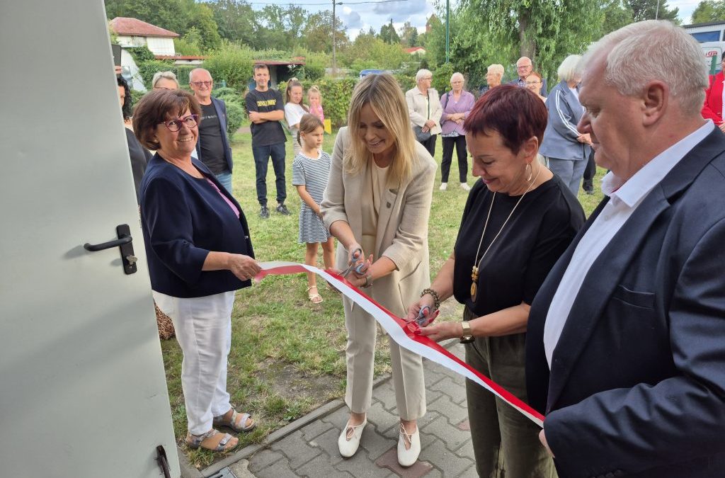 Otwarcie sali domu działkowaca w ROD Szarotka w Gliwiach