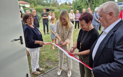 Otwarcie sali domu działkowaca w ROD Szarotka w Gliwiach
